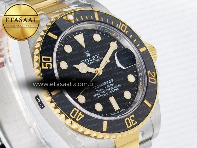 Submariner 126613 LN 904L SS/YG THBF 1:1 Best Edition Black Dial On 904L SS/YG Bracelet SH3235 - Görsel 5