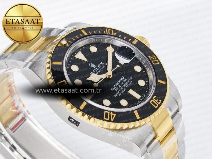 Submariner 126613 LN 904L SS/YG THBF 1:1 Best Edition Black Dial On 904L SS/YG Bracelet SH3235 - Görsel 7