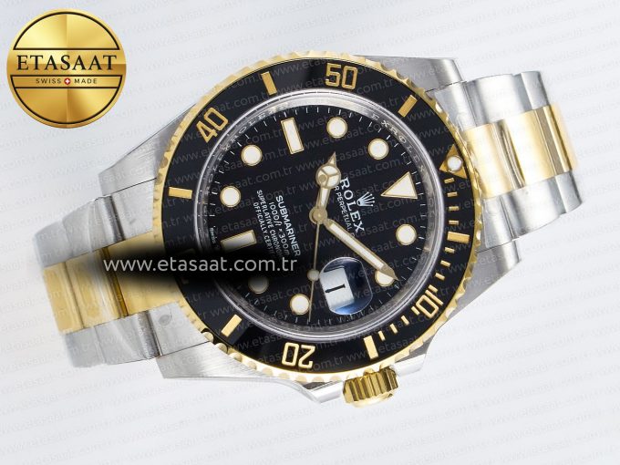 Submariner 126613 LN 904L SS/YG THBF 1:1 Best Edition Black Dial On 904L SS/YG Bracelet SH3235 - Görsel 8