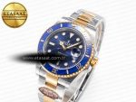 Submariner 126613LB 41mm Clean 1:1 Best Edition YG/SS Blue Dial VR3235 - Görsel 2