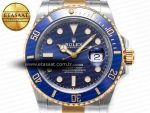 Submariner 126613LB 41mm Clean 1:1 Best Edition YG/SS Blue Dial VR3235 - Görsel 4