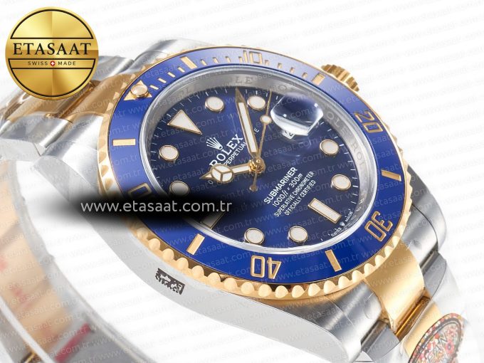 Submariner 126613LB 41mm Clean 1:1 Best Edition YG/SS Blue Dial VR3235 - Görsel 7