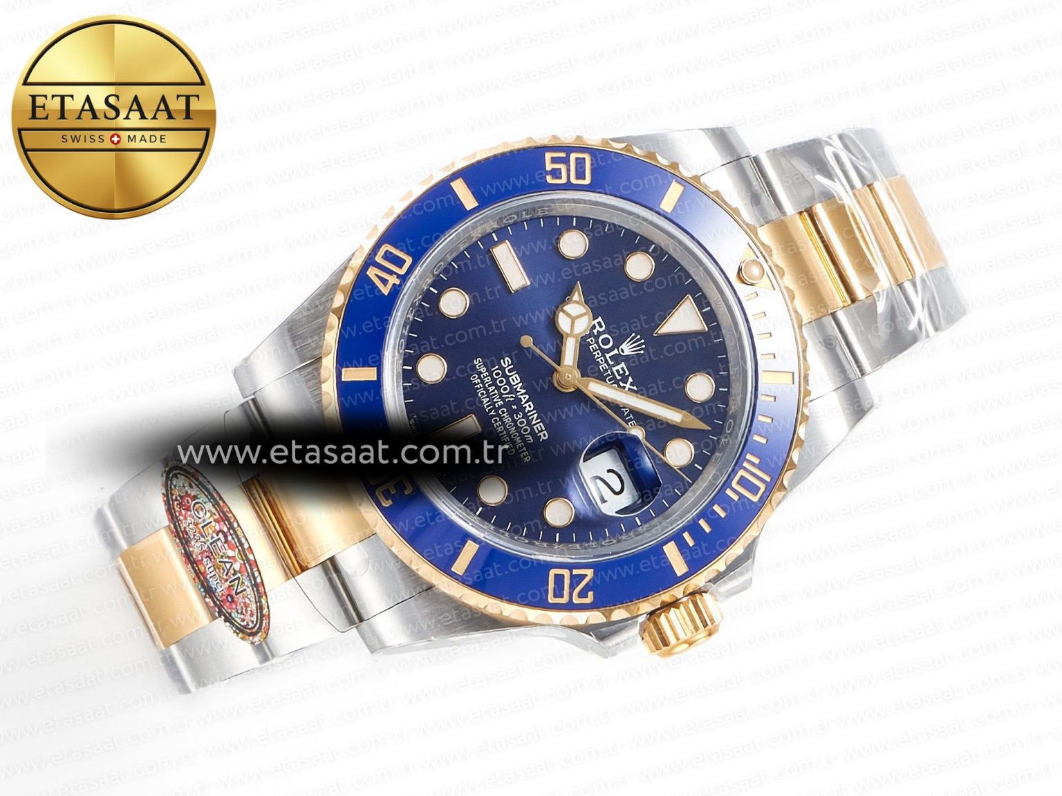 Submariner 126613LB 41mm Clean 1:1 Best Edition YG/SS Blue Dial VR3235 - Görsel 8