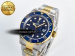Submariner 126613LB SS/YG ARF 1:1 Best Edition Steel Blue Dial 904L on SS/YG Oyster Bracelet SH3235