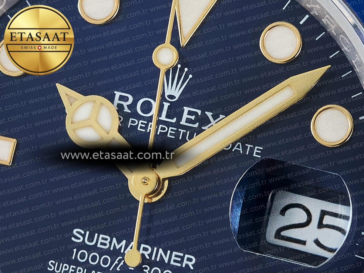 Submariner 126613LB SS/YG ARF 1:1 Best Edition Steel Blue Dial 904L on SS/YG Oyster Bracelet SH3235 - Görsel 10