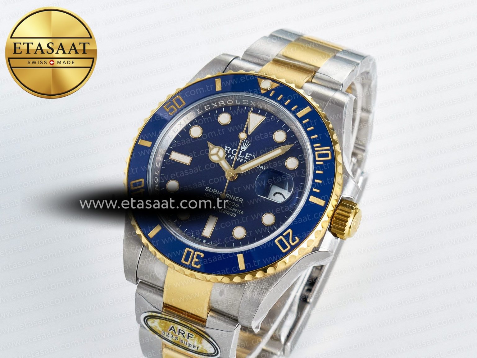 Submariner 126613LB SS/YG ARF 1:1 Best Edition Steel Blue Dial 904L on SS/YG Oyster Bracelet SH3235 - Görsel 2
