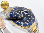 Submariner 126613LB SS/YG ARF 1:1 Best Edition Steel Blue Dial 904L on SS/YG Oyster Bracelet SH3235 - Görsel 7