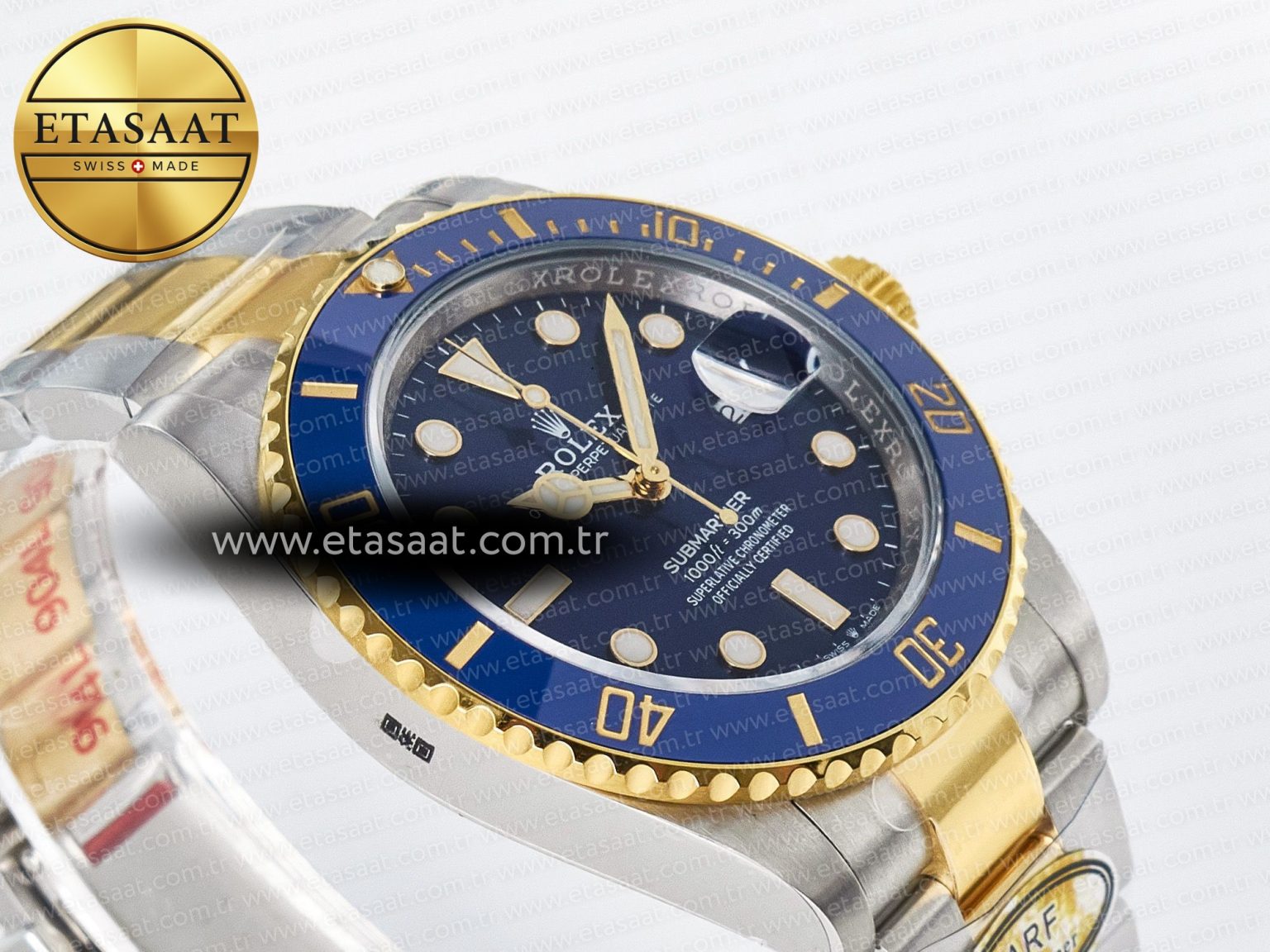 Submariner 126613LB SS/YG ARF 1:1 Best Edition Steel Blue Dial 904L on SS/YG Oyster Bracelet SH3235 - Görsel 7