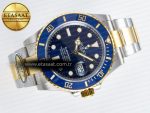 Submariner 126613LB SS/YG ARF 1:1 Best Edition Steel Blue Dial 904L on SS/YG Oyster Bracelet SH3235 - Görsel 8