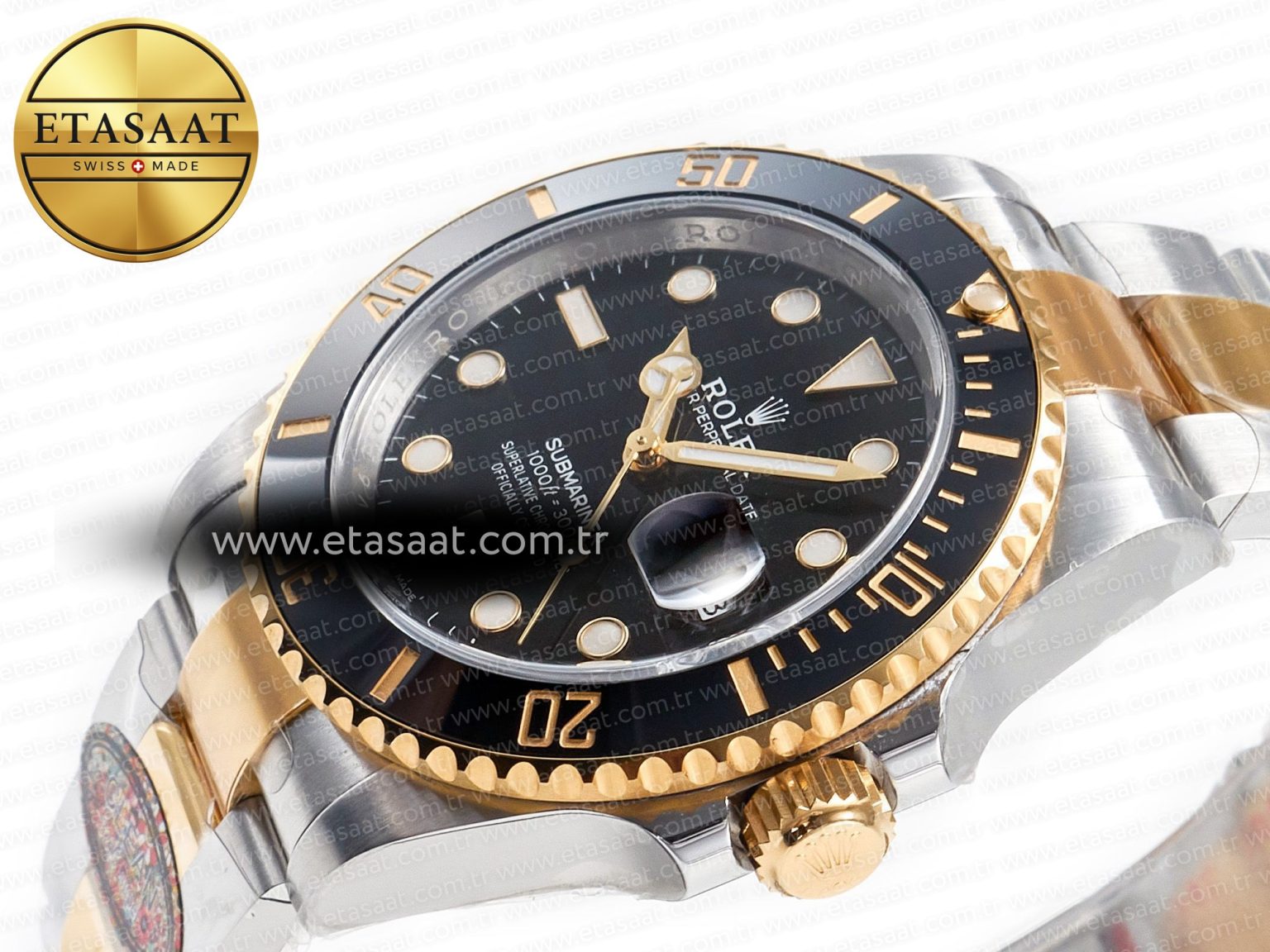 Submariner 126613LN 41mm Clean 1:1 Best Edition YG/SS Black Dial VR3235 - Görsel 6