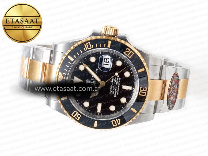 Submariner 126613LN 41mm Clean 1:1 Best Edition YG/SS Black Dial VR3235 - Görsel 9