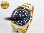 Submariner 126618 LB YG THBF 1:1 Best Edition Blue Dial On YG Bracelet SH3235