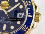 Submariner 126618 LB YG THBF 1:1 Best Edition Blue Dial On YG Bracelet SH3235 - Görsel 11