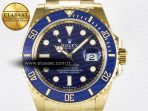 Submariner 126618 LB YG THBF 1:1 Best Edition Blue Dial On YG Bracelet SH3235 - Görsel 4