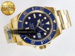 Submariner 126618 LB YG THBF 1:1 Best Edition Blue Dial On YG Bracelet SH3235 - Görsel 8