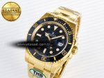 Submariner 126618 LN YG THBF 1:1 Best Edition Black Dial On YG Bracelet SH3235