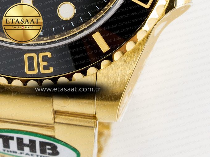 Submariner 126618 LN YG THBF 1:1 Best Edition Black Dial On YG Bracelet SH3235 - Görsel 13