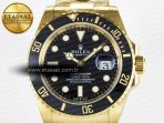 Submariner 126618 LN YG THBF 1:1 Best Edition Black Dial On YG Bracelet SH3235 - Görsel 4