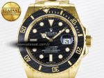 Submariner 126618 LN YG THBF 1:1 Best Edition Black Dial On YG Bracelet SH3235 - Görsel 4