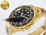 Submariner 126618 LN YG THBF 1:1 Best Edition Black Dial On YG Bracelet SH3235 - Görsel 6