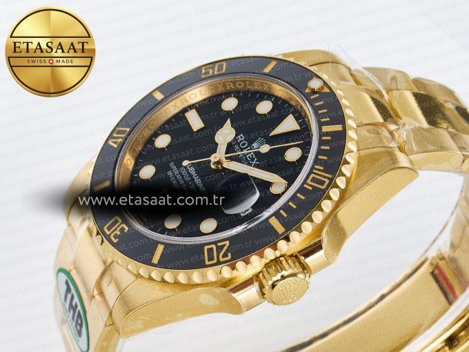 Submariner 126618 LN YG THBF 1:1 Best Edition Black Dial On YG Bracelet SH3235 - Görsel 6
