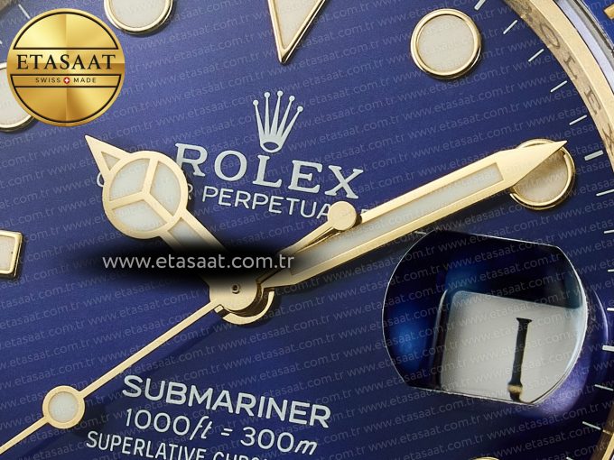 Submariner 41mm 126618 LB YG Blue Ceramic 904L Steel VSF 1:1 Best Edition VS3235 - Görsel 11