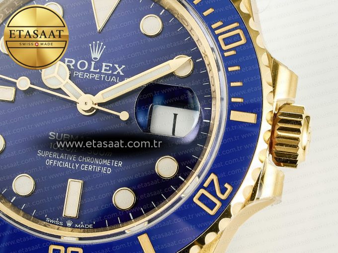 Submariner 41mm 126618 LB YG Blue Ceramic 904L Steel VSF 1:1 Best Edition VS3235 - Görsel 12