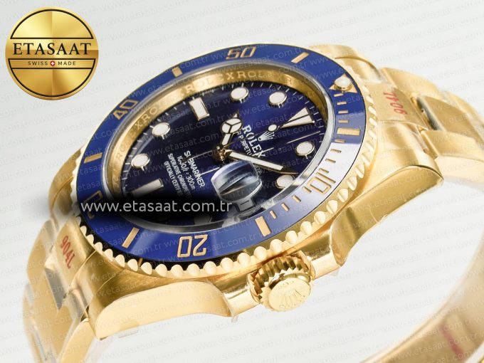 Submariner 41mm 126618 LB YG Blue Ceramic 904L Steel VSF 1:1 Best Edition VS3235 - Görsel 6