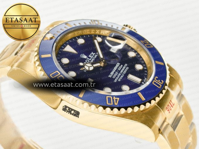 Submariner 41mm 126618 LB YG Blue Ceramic 904L Steel VSF 1:1 Best Edition VS3235 - Görsel 7