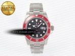 Rolex Submariner DIW Red Ceramic Bezel Black Carbon Dial on Sandblasted VS3135 - Görsel 3