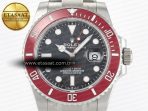 Rolex Submariner DIW Red Ceramic Bezel Black Carbon Dial on Sandblasted VS3135 - Görsel 4