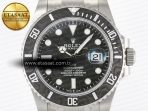 Rolex Submariner DIW Sandblasted Black Carbon Dial on SS VS3135 - Görsel 4
