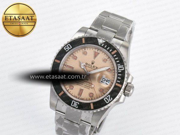 Rolex Submariner DIW Sandblasted  Brown Dial on SS VS3135