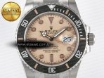Rolex Submariner DIW Sandblasted  Brown Dial on SS VS3135 - Görsel 4