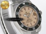 Rolex Submariner DIW Sandblasted  Brown Dial on SS VS3135 - Görsel 5