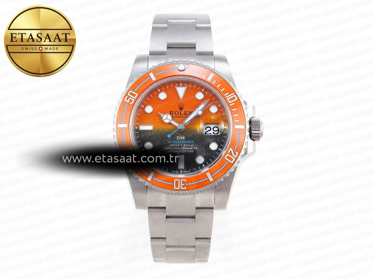 Rolex Submariner Orange/Black VS3135 - Görsel 3