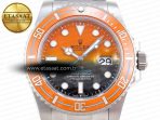 Rolex Submariner Orange/Black VS3135 - Görsel 4