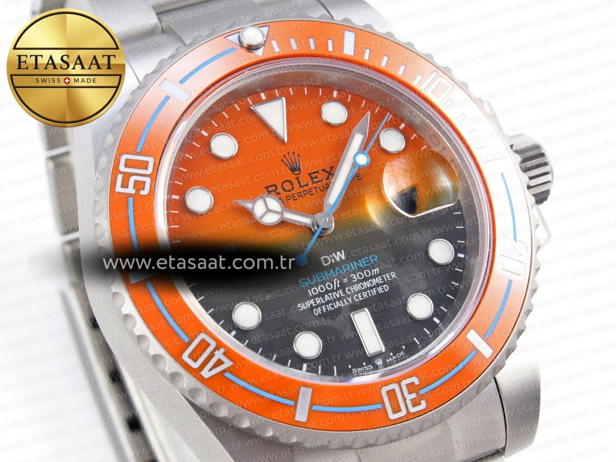 Rolex Submariner Orange/Black VS3135 - Görsel 5
