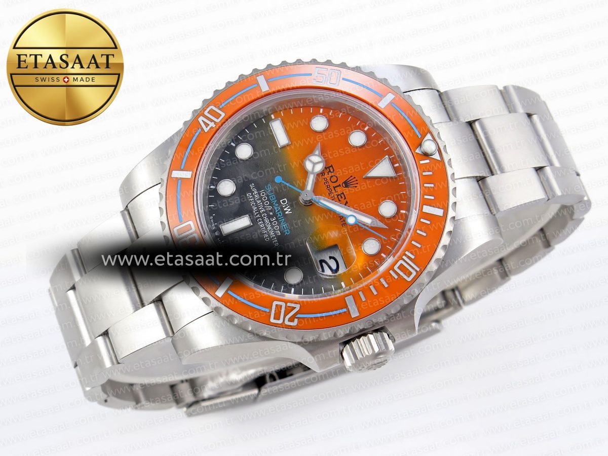 Rolex Submariner Orange/Black VS3135 - Görsel 7