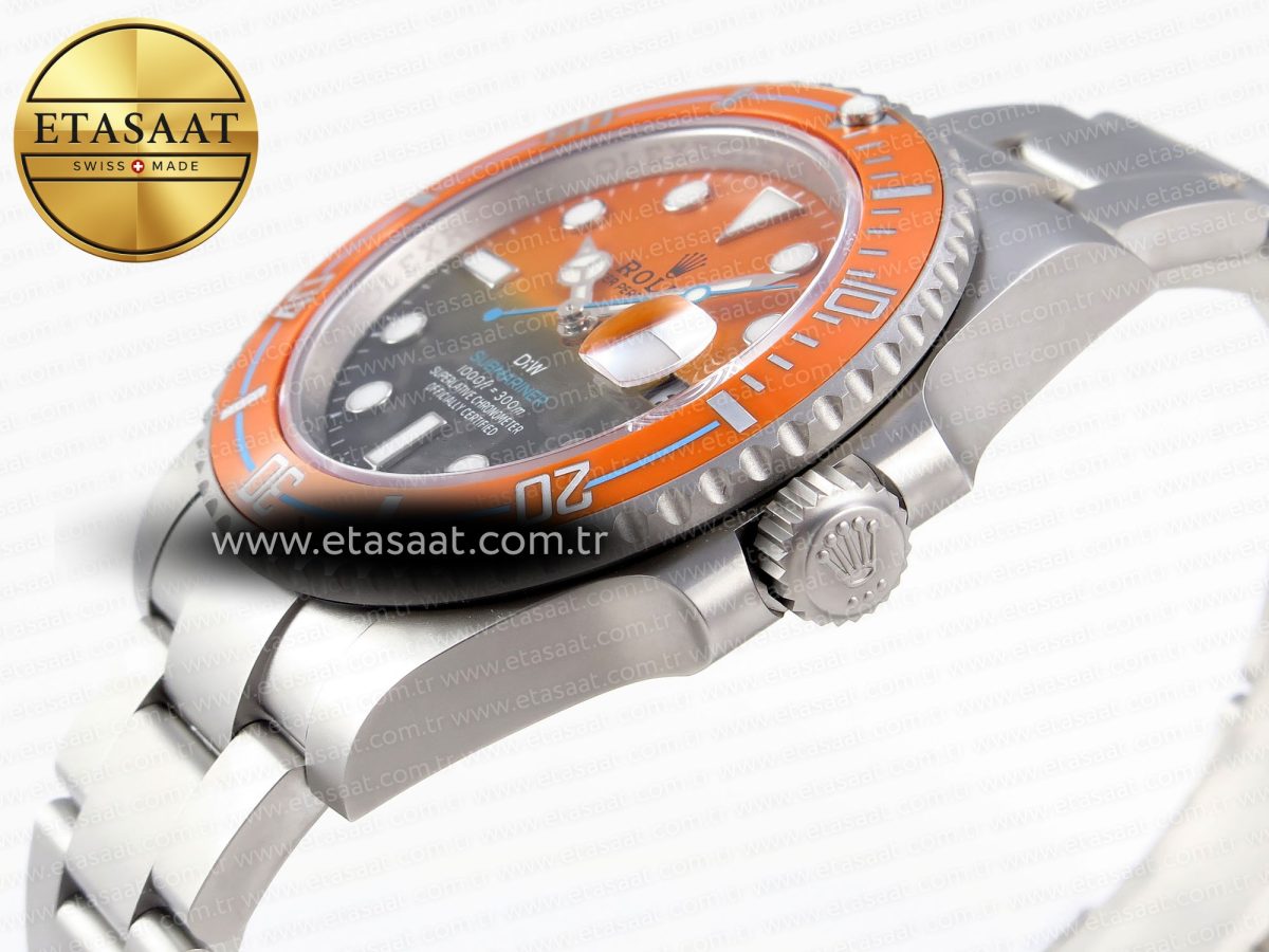 Rolex Submariner Orange/Black VS3135 - Görsel 8