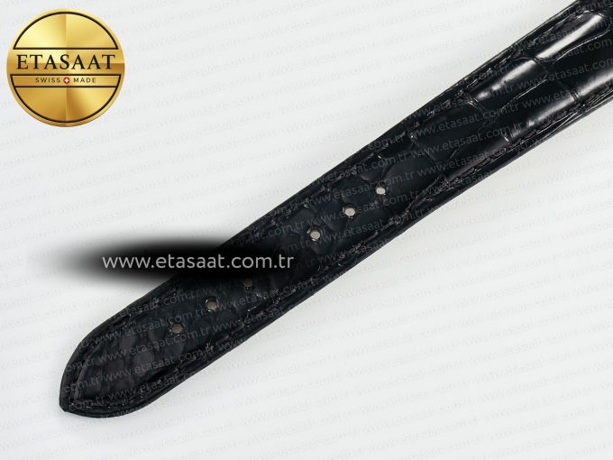 Tank Louis Cartier Small YG 29mm DRF 1:1 Best Edition Black Dial on Black Leather Strap Swiss Quartz - Görsel 16