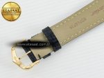Tank Louis Cartier Small YG 29mm DRF 1:1 Best Edition Black Dial on Black Leather Strap Swiss Quartz - Görsel 18
