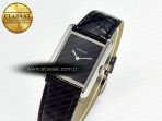 Cartier Tank Must Large Black Leather Strap Swiss Quartz - Görsel 2