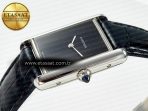 Cartier Tank Must Large Black Leather Strap Swiss Quartz - Görsel 6