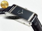 Cartier Tank Must Large Black Leather Strap Swiss Quartz - Görsel 7