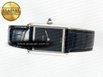 Cartier Tank Must Large Black Leather Strap Swiss Quartz - Görsel 9