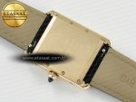 Tank Must Large YG 33.7mm DRF 1:1 Best Edition YG Dial on Black Leather Strap Swiss Quartz - Görsel 16