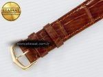 Tank Must Large YG 33.7mm DRF 1:1 Best Edition YG Dial on Brown Leather Strap Swiss Quartz - Görsel 18