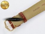 Tank Must Large YG 33.7mm DRF 1:1 Best Edition YG Dial on Brown Leather Strap Swiss Quartz - Görsel 19