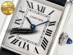 Tank Must Small SS 29mm DRF 1:1 Best Edition White Dial on Black Leather Strap Swiss Quartz - Görsel 10